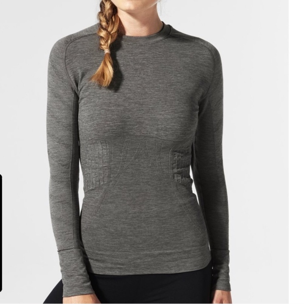 BLANQI Medium Grey Sport Support Long Sleeve Top